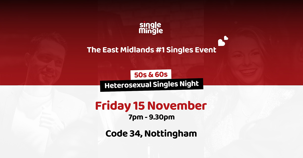 50s & 60s Singles Night - Code 34, Friday 15 November